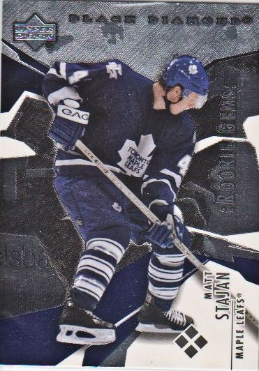 2003-04 Black Diamond #187 Matt Stajan RC