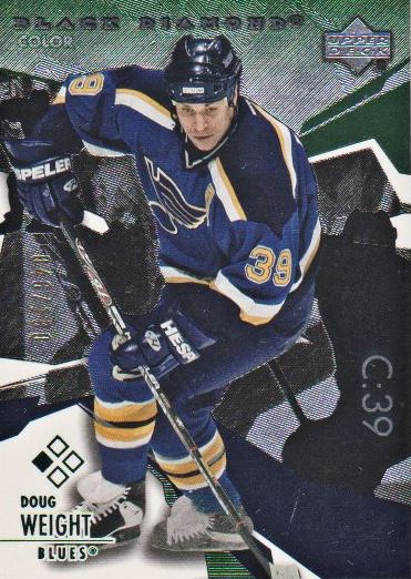 2003-04 Black Diamond Green #39 Doug Weight