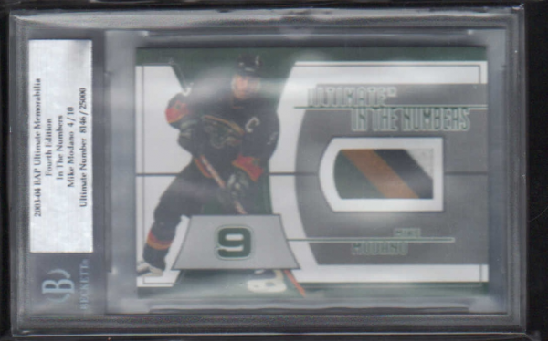 2003-04 BAP Ultimate Memorabilia Numbers #11 Mike Modano