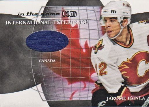 2003-04 ITG Used Signature Series International Experience Jerseys #6 Jarome Iginla