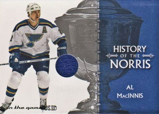 2003-04 ITG Used Signature Series Norris Trophy #3 Al MacInnis