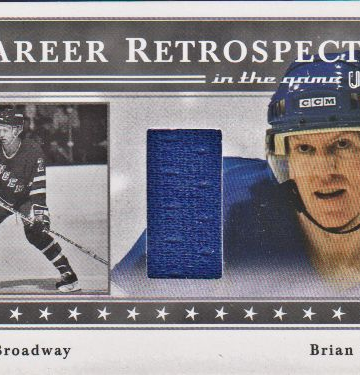 2003-04 ITG Used Signature Series Retrospectives #14A Brian Leetch
