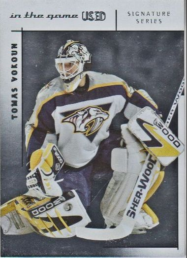 2003-04 ITG Used Signature Series #2 Tomas Vokoun