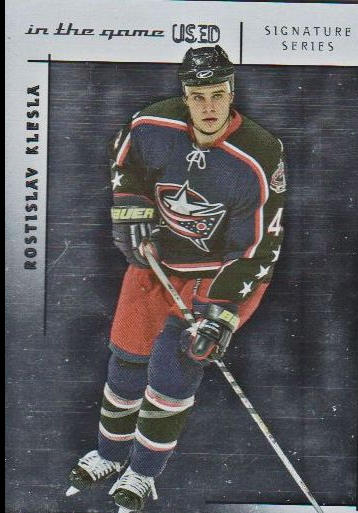 2003-04 ITG Used Signature Series #8 Rostislav Klesla