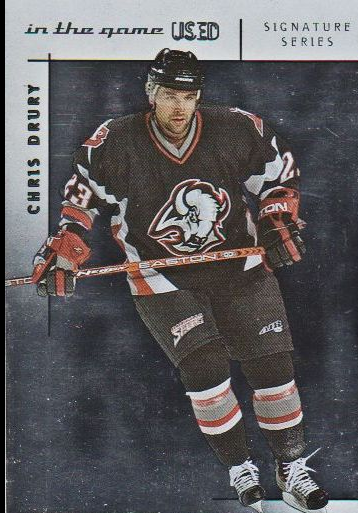 2003-04 ITG Used Signature Series #11 Chris Drury