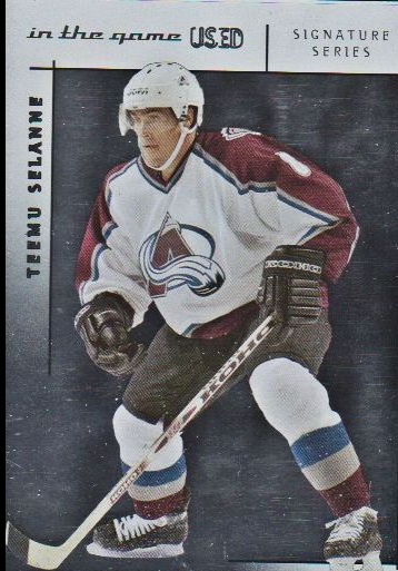 2003-04 ITG Used Signature Series #13 Teemu Selanne