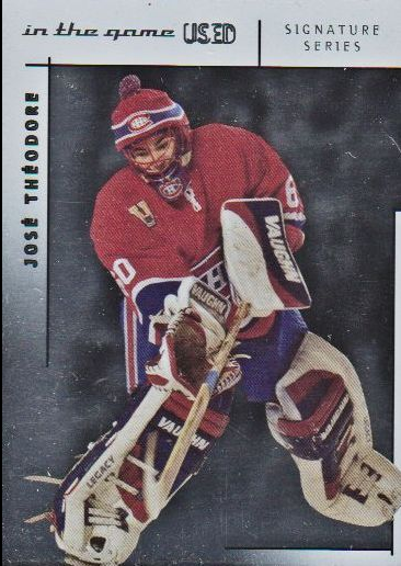 2003-04 ITG Used Signature Series #59 Jose Theodore