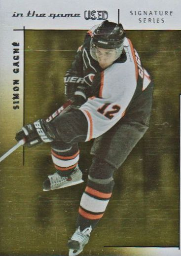 2003-04 ITG Used Signature Series Gold #19 Simon Gagne