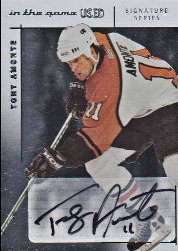 2003-04 ITG Used Signature Series Autographs #TAM Tony Amonte