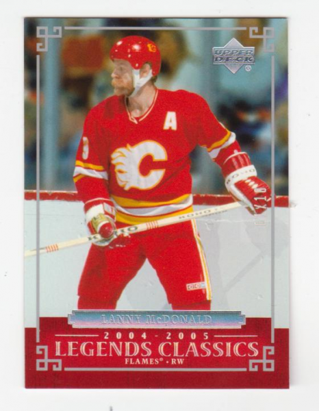 2004-05 UD Legends Classics Platinum #36 Lanny McDonald
