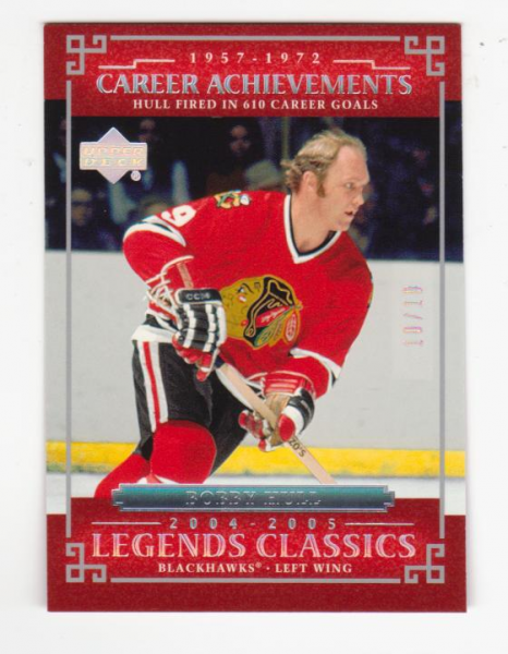 2004-05 UD Legends Classics Platinum #66 Bobby Hull