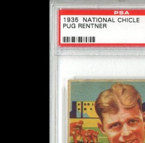 1935 National Chicle #6 Pug Rentner RC