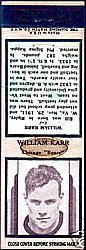 1936 Diamond Matchbooks #10 William Karr