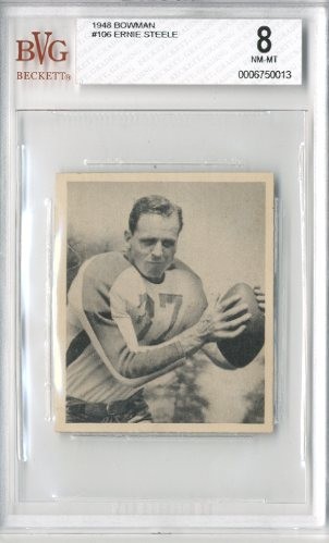 1948 Bowman #106 Ernie Steele RC