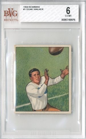 1950 Bowman #1 Doak Walker