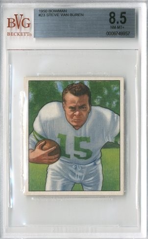 1950 Bowman #23 Steve Van Buren