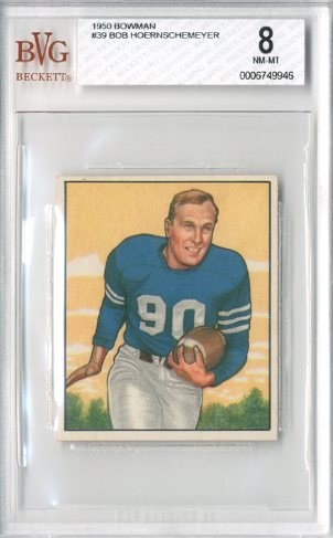 1950 Bowman #39 B.Hoernschemeyer RC