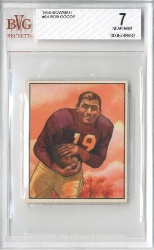 1950 Bowman #64 Bob Goode RC