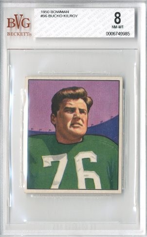 1950 Bowman #96 Bucko Kilroy