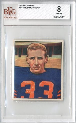 1950 Bowman #98 Fred Morrison RC