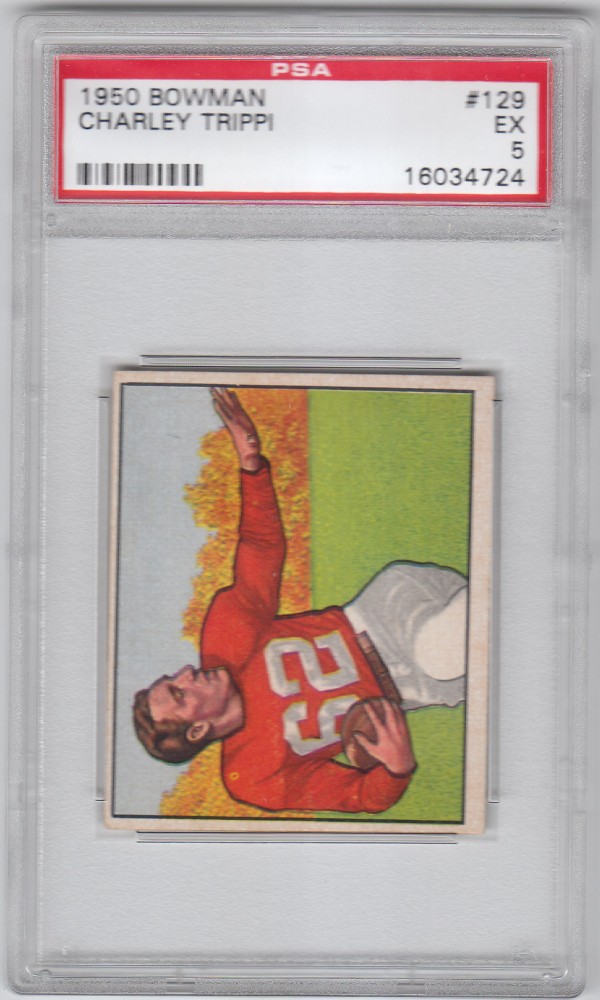 1950 Bowman #129 Charley Trippi