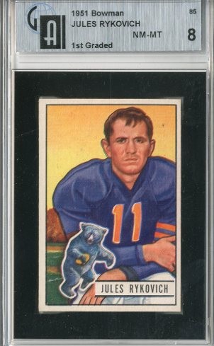 1951 Bowman #85 Julie Rykovich RC