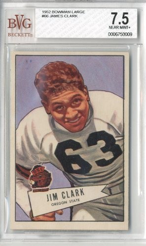 1952 Bowman Large #66 James Clark RC