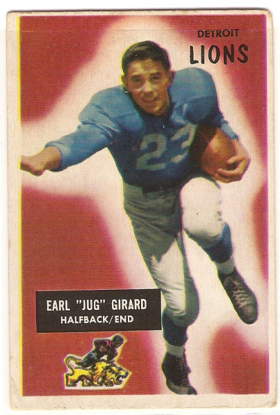 1955 Bowman #15 Jug Girard