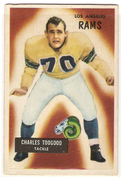 1955 Bowman #89 Charley Toogood RC