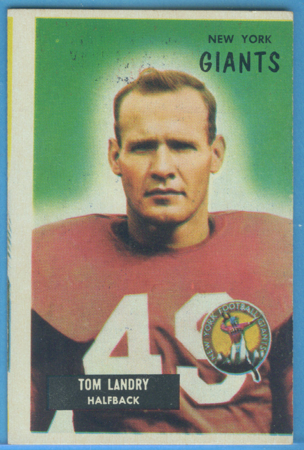1955 Bowman #152 Tom Landry