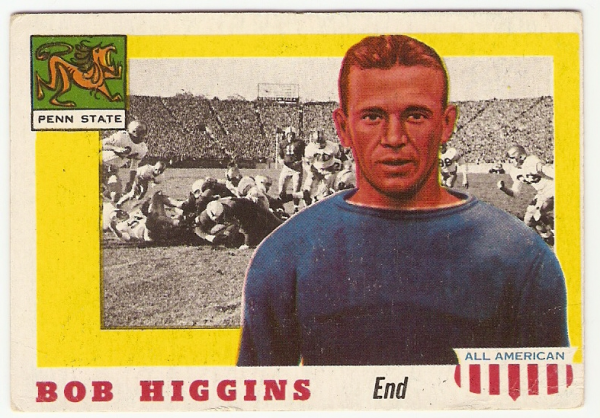 1955 Topps All American #33 Bob Higgins RC