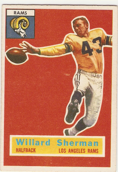 1956 Topps #66 Willard Sherman RC