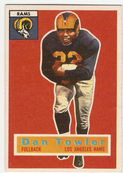 1956 Topps #90 Dan Towler