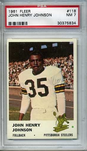 1961 Fleer #118 John Henry Johnson