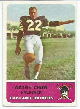 1962 Fleer #73 Wayne Crow