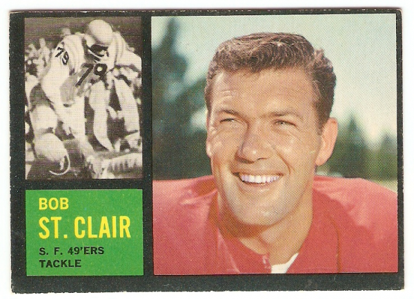 1962 Topps #157 Bob St.Clair
