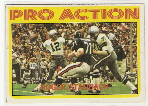 1972 Topps #122 Roger Staubach IA