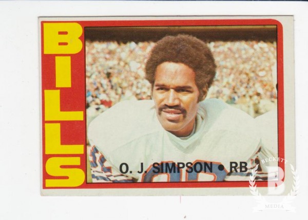 1972 Topps #160 O.J.Simpson