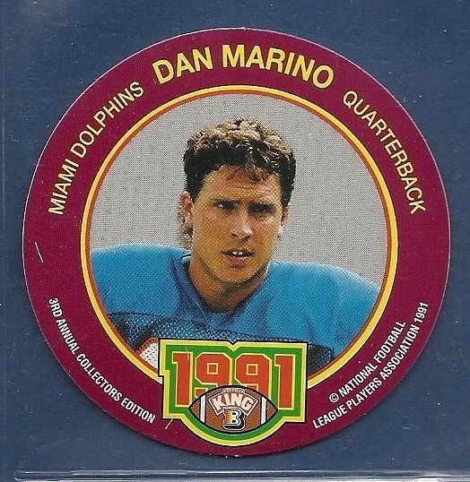 1991 King B Discs #23 Dan Marino