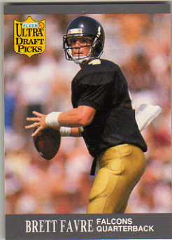 1991 Ultra #283 Brett Favre RC