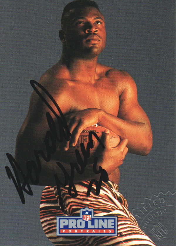 1992 Pro Line Portraits Autographs #57 Harold Green