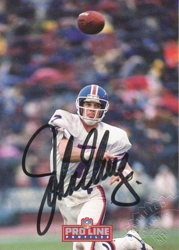 1992 Pro Line Profiles Autographs #228 John Elway