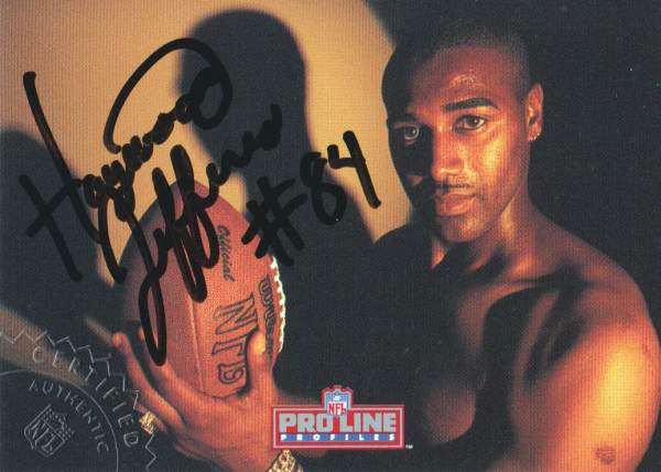 1992 Pro Line Profiles Autographs #288 Haywood Jeffires