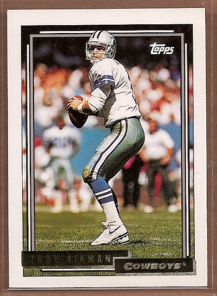 1992 Topps Gold #744 Troy Aikman