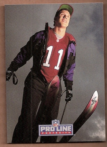 1993 Pro Line Previews #PL5 Drew Bledsoe Portrait