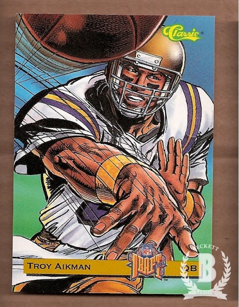 1993 Classic Superhero Comics #SH1 Troy Aikman