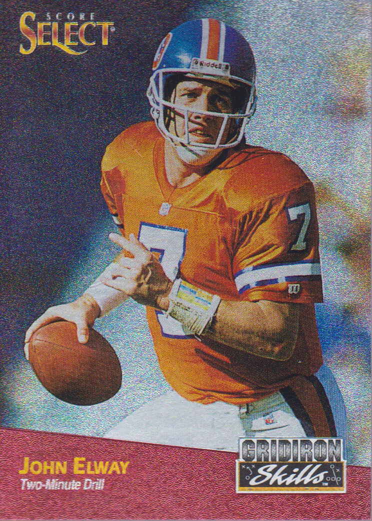 1993 Select Gridiron Skills 4 John Elway NM MT