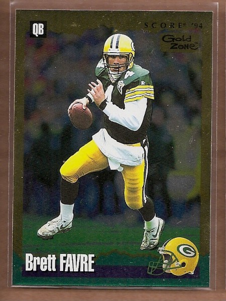 1994 Score Gold Zone #142 Brett Favre