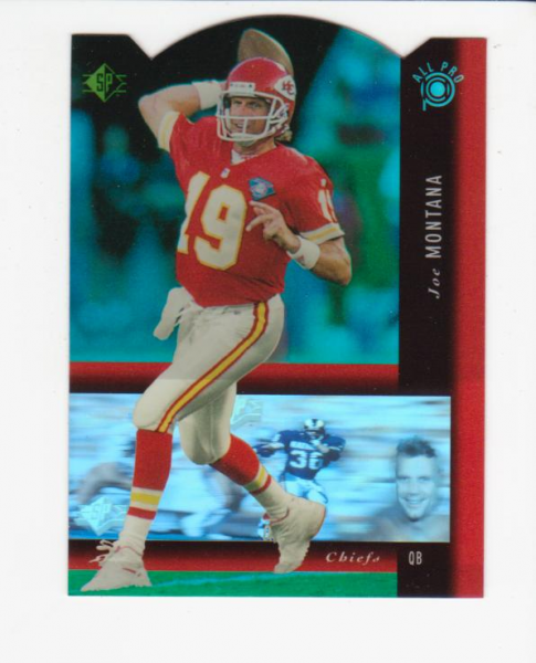 1994 SP Holoviews Die Cuts #PB17 Joe Montana