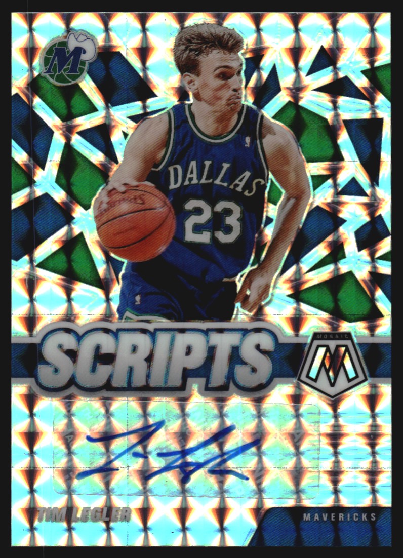 2020 21 Panini Mosaic Scripts 35 Tim Legler NM MT